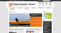 Desktop Screenshot of oceanmaraisdemonts.fr