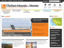 Tablet Screenshot of oceanmaraisdemonts.fr